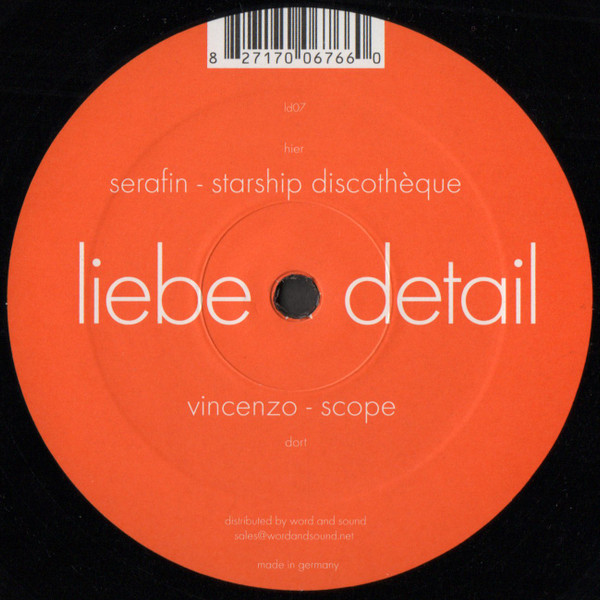 Vincenzo / Serafin - Scope / Starship Discothèque | liebe*detail (ld07) - main