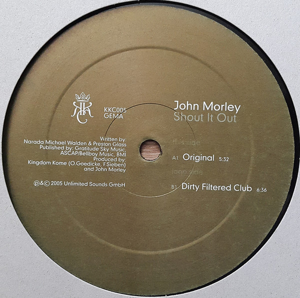 John Morley - Shout It Out | Kingdom Kome Cuts (KKC005) - 3