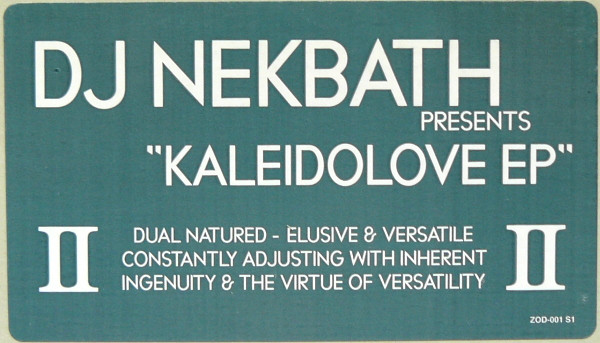 DJ Nekbath - Kaleidolove EP | Zodiak Music (ZOD-001) - main