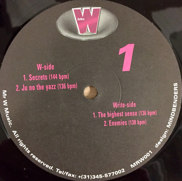 Mr. W - Grooves 1 | Mr. W Music (MRW 001) - 2