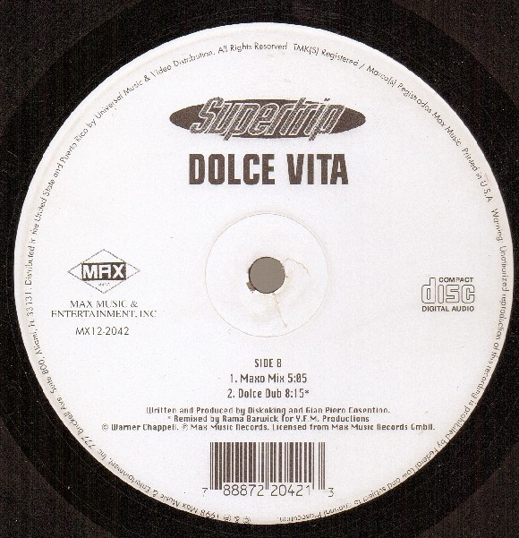 Supertrip - Dolce Vita | Max Music (MIX12-2042)