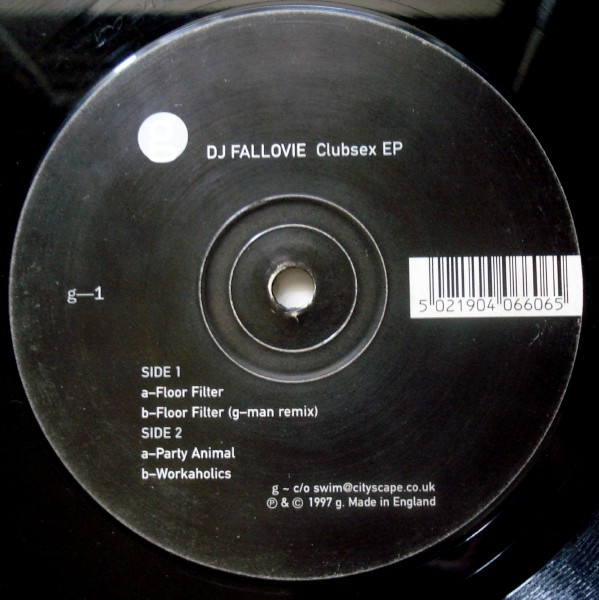 DJ Fallovie - Clubsex EP | G Records (G 01)