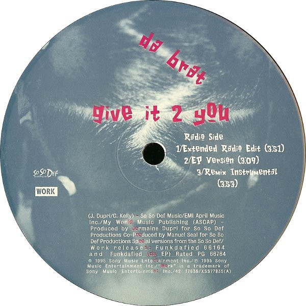Da Brat - Give It 2 You | So So Def (42 77835) - 2 Da Brat - Give It 2 You | So So Def (42 77835) - 2