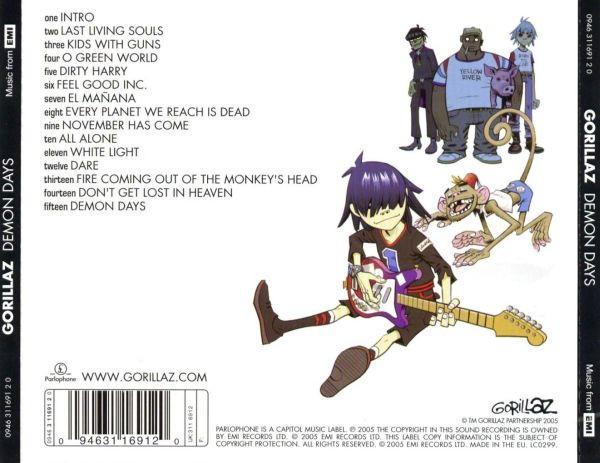 Gorillaz - Demon Days | Parlophone (00946 311691 2 0) - 2
