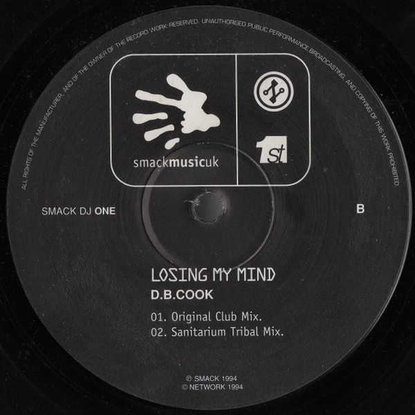 D.B. Cook - Losing My Mind | Smack Music UK (SMACK DJ ONE) - 4 D.B. Cook - Losing My Mind | Smack Music UK (SMACK DJ ONE) - 4