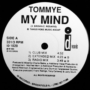 Tommye - My Mind | ID Records (ID 1020) - 4
