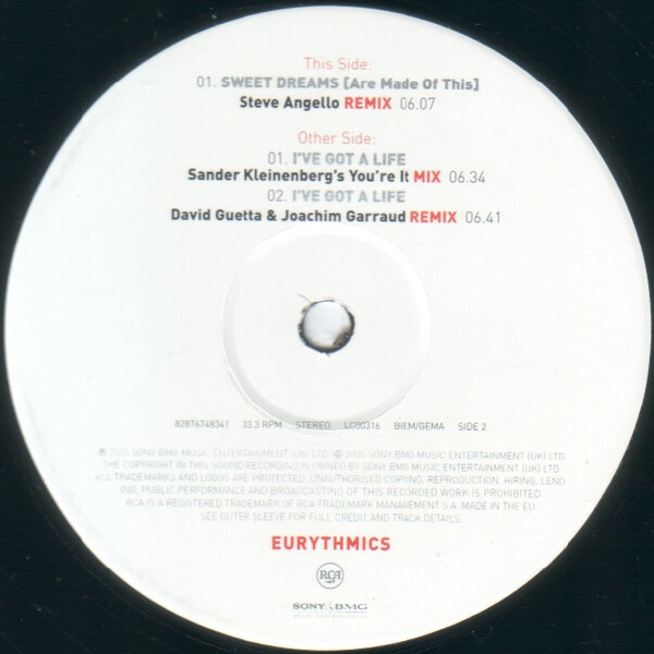 Eurythmics - I've Got A Life | RCA (82876 74834 1) - 4 Eurythmics - I've Got A Life | RCA (82876 74834 1) - 4