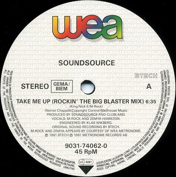 Sound Source - Take Me Up | WEA (9031-74063-2) - 2