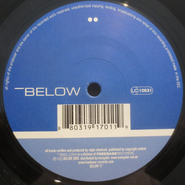 Ralph Sliwinski - Bugwheats EP | Below (BELOW 11) - 2