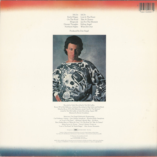 Dan Siegel - Northern Nights | CBS Associated Records (Z 44026) - 2 Dan Siegel - Northern Nights | CBS Associated Records (Z 44026) - 2