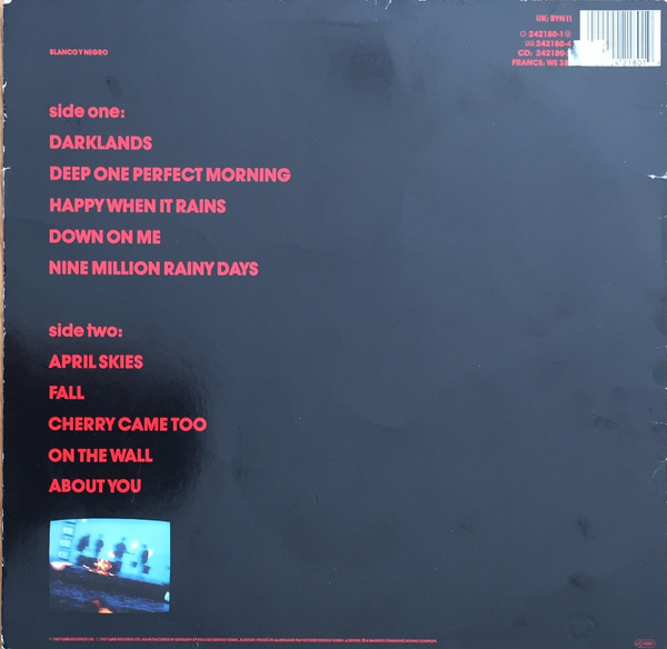 The Jesus And Mary Chain - Darklands | Blanco Y Negro (BYN11) - 2
