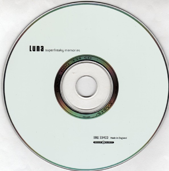 Luna - Superfreaky Memories | Beggars Banquet (BBQ 334CD) - 3