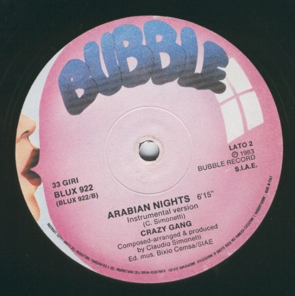 Crazy Gang - Arabian Nights (Mix-Version) | Bubble (BLUX 922) - 3