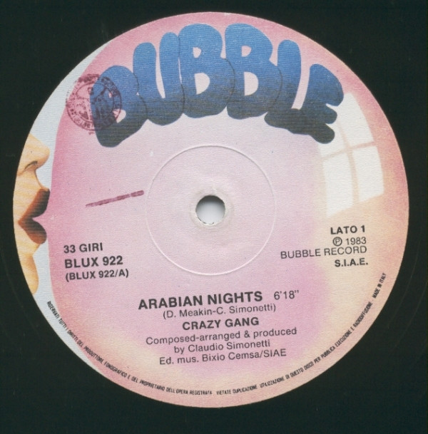 Crazy Gang - Arabian Nights (Mix-Version) | Bubble (BLUX 922) - 2