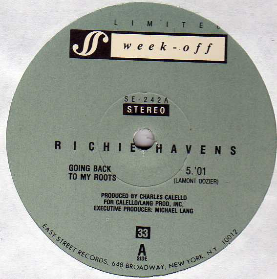 Richie Havens / Peter Brown - Going Back To My Roots / Overnight Sensation | Week-Off Records (SE-242) - main Richie Havens / Peter Brown - Going Back To My Roots / Overnight Sensation | Week-Off Records (SE-242) - main