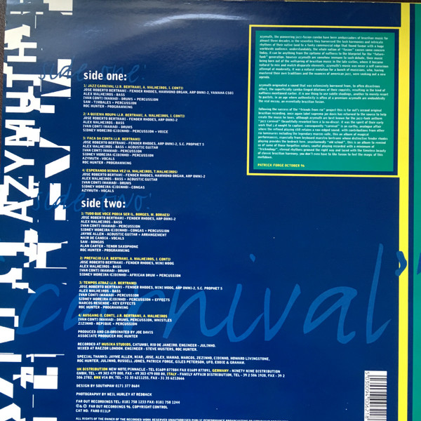 Azymuth - Carnival | Far Out Recordings (FARO 011LP) - 2 Azymuth - Carnival | Far Out Recordings (FARO 011LP) - 2
