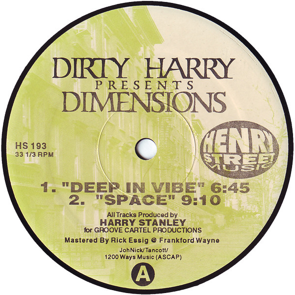 Dirty Harry - Dimensions | Henry Street Music (HS 193)