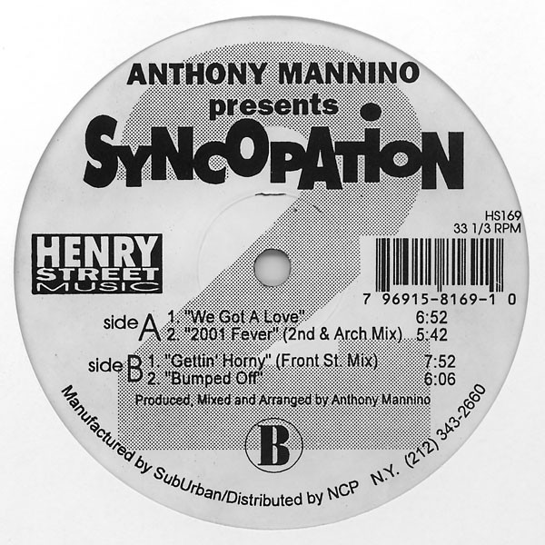Anthony Mannino Presents Syncopation - We Got A Love | Henry Street Music (HS 169) - main Anthony Mannino Presents Syncopation - We Got A Love | Henry Street Music (HS 169) - main