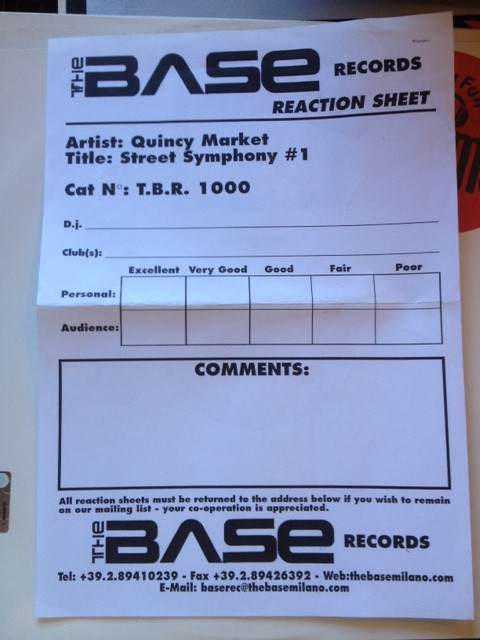 Quincy Market - Street Symphony #1 | The Base Records (T.B.R. 1000) - 2 Quincy Market - Street Symphony #1 | The Base Records (T.B.R. 1000) - 2