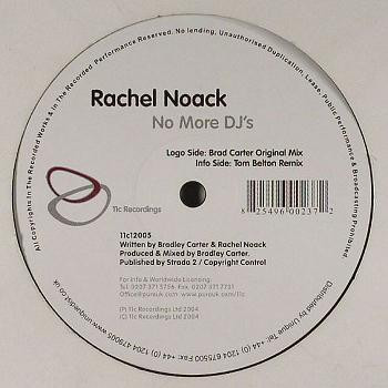 Rachel Noack - No More DJs | 11c Recordings (11C12005) - 2
