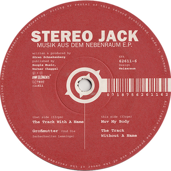 Stereo Jack - Musik Aus Dem Nebenraum E.P. | Raw Elements (Raw 611) - main Stereo Jack - Musik Aus Dem Nebenraum E.P. | Raw Elements (Raw 611) - main