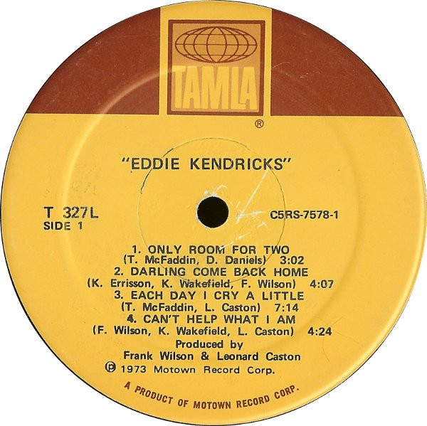Eddie Kendricks - Eddie Kendricks | Tamla (T 327L) - 3 Eddie Kendricks - Eddie Kendricks | Tamla (T 327L) - 3