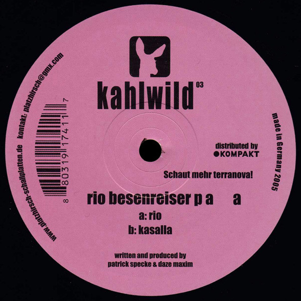 Patrick Specke & Daze Maxim - Rio Besenreiser P A | Kahlwild (kahlwild03) - main Patrick Specke & Daze Maxim - Rio Besenreiser P A | Kahlwild (kahlwild03) - main