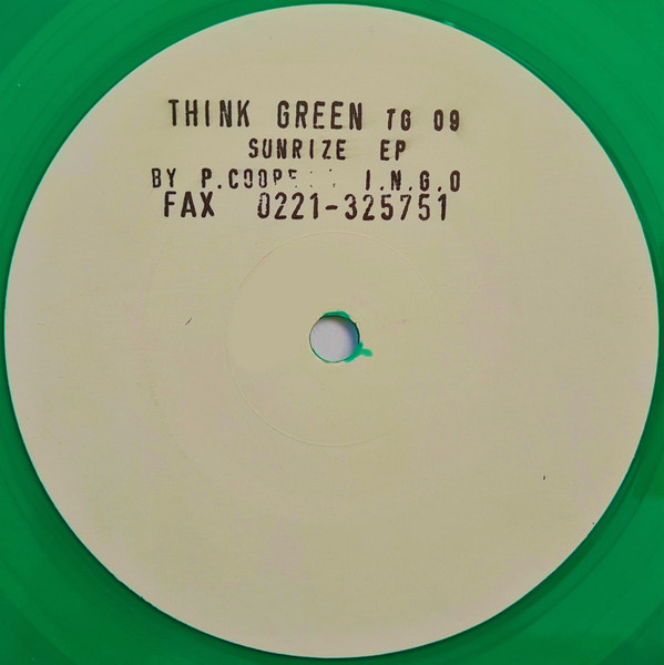 Sunrize - Sunrize EP | Think Green (TG-09) - main Sunrize - Sunrize EP | Think Green (TG-09) - main