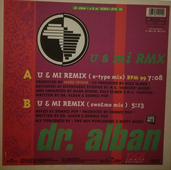 Dr. Alban - U & Mi (Remix) | Logic Records (614 414) - 2
