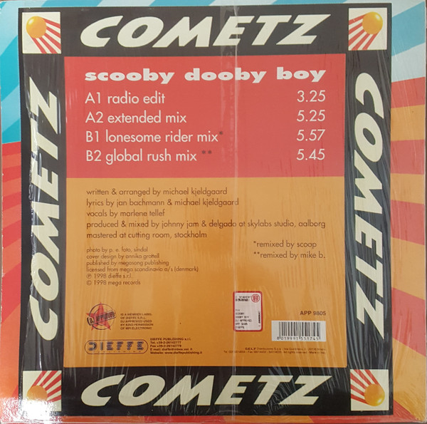 Cometz - Scooby Dooby Boy | DJ Approved (APP 9805) - 2