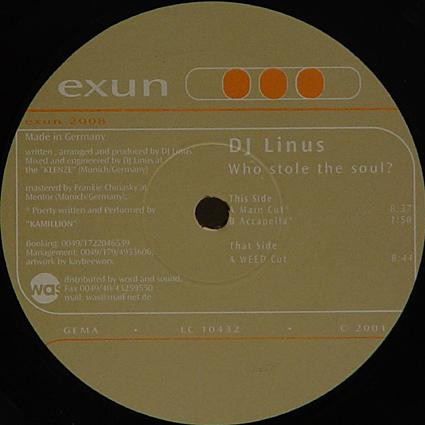 DJ Linus - Who Stole The Soul? | Exun (exun 2008) - 2