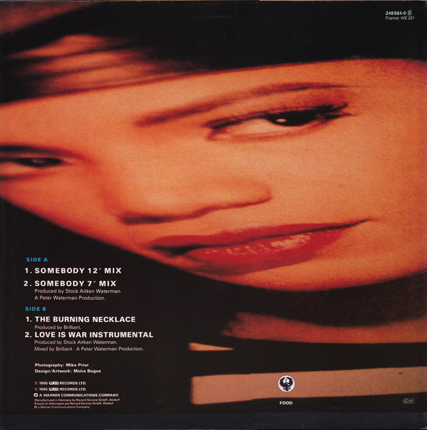 Brilliant - Somebody | WEA (248 684-0) - 2
