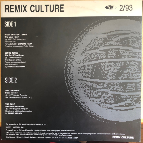 Various - Remix Culture 2/93 | DMC (DMC 121/1) - 2