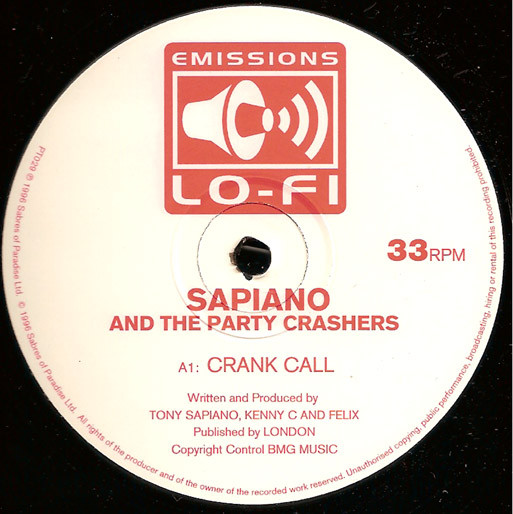 Sapiano And The Partycrashers - Crank Call | Emissions Lo-Fi (PT029) - main