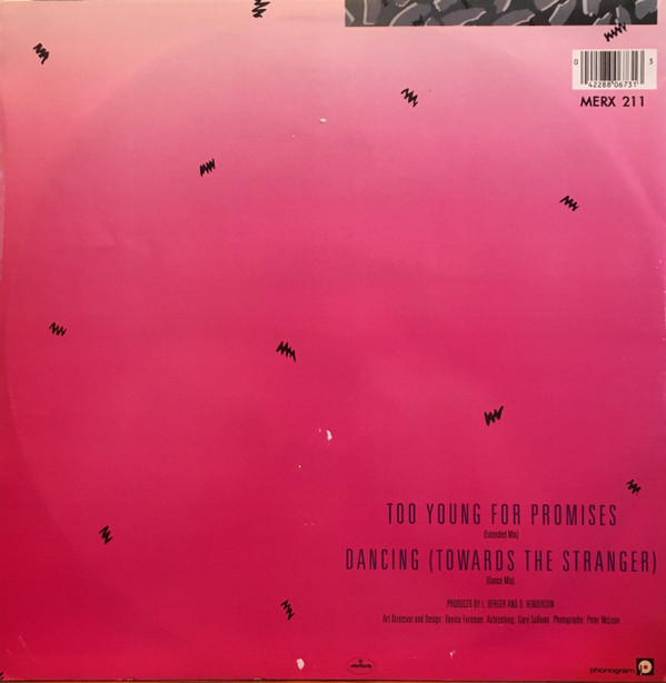 Koo Dé Tah - Too Young For Promises | Mercury (MERX 211) - 2 Koo Dé Tah - Too Young For Promises | Mercury (MERX 211) - 2