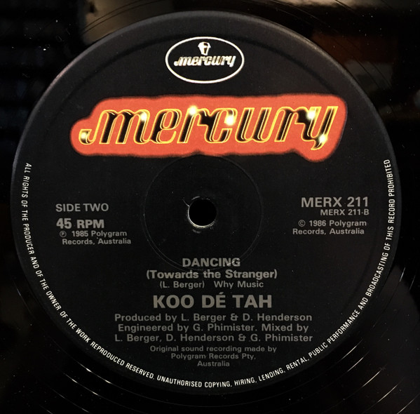 Koo Dé Tah - Too Young For Promises | Mercury (MERX 211) - 4 Koo Dé Tah - Too Young For Promises | Mercury (MERX 211) - 4