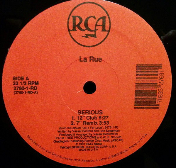La Rue - Serious | RCA (2760-1-RD) - 3 La Rue - Serious | RCA (2760-1-RD) - 3