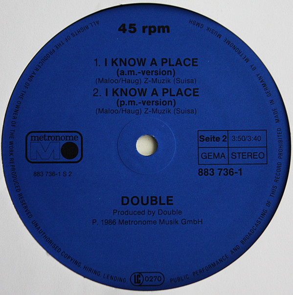 Double - Tomorrow | Metronome (883 736-1) - 4