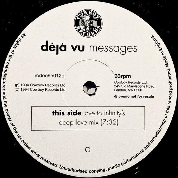Deja Vu - Messages | Cowboy Records (RODEO95012DJ) - 5