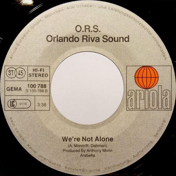 O.R.S. (Orlando Riva Sound) - Indian Reservation | Ariola (100 788) - 4