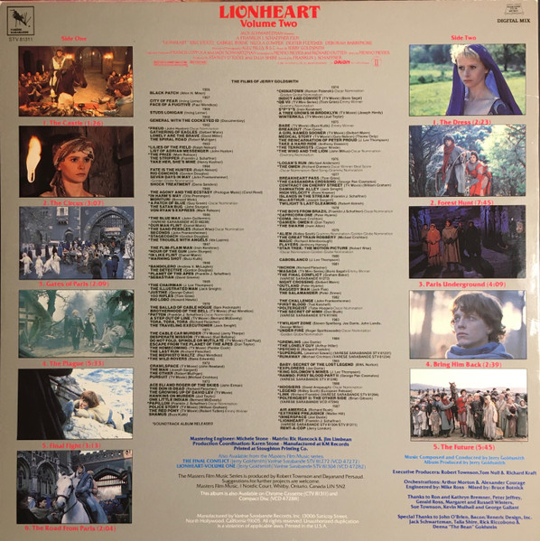 Lionheart Volume Two (Original Motion Picture Soundtrack)