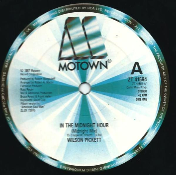 Wilson Pickett - In The Midnight Hour (1987 Midnight Mix) | Motown (ZT 41584) - 2