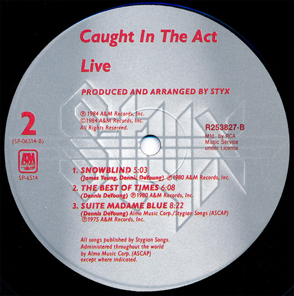 Caught In The Act Live