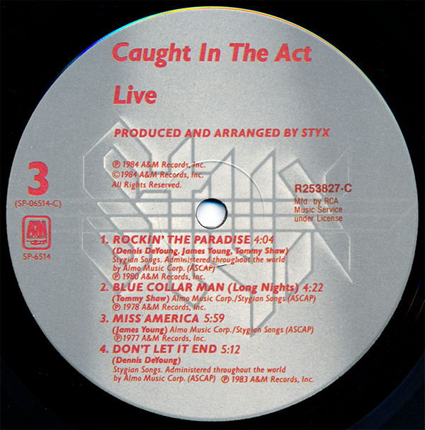Caught In The Act Live