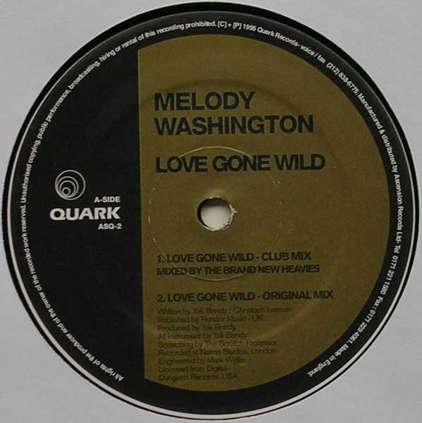 Melody Washington - Love Gone Wild | Quark (ASQ-2) - 3 Melody Washington - Love Gone Wild | Quark (ASQ-2) - 3