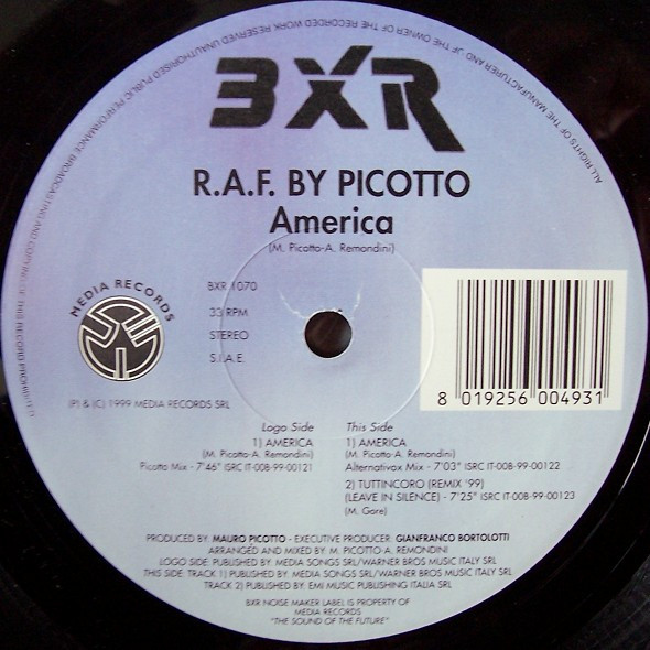 R.A.F. By Picotto - America | BXR (BXR 1070) - main R.A.F. By Picotto - America | BXR (BXR 1070) - main