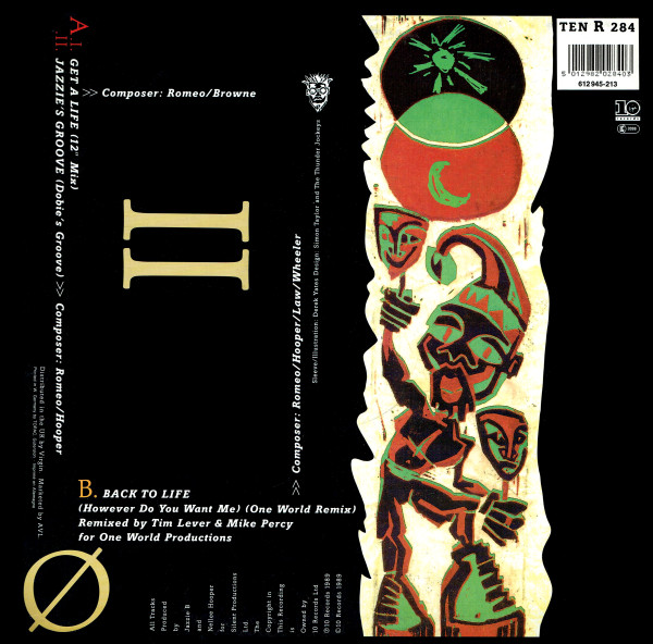 Soul II Soul - Get A Life | 10 Records (TEN R 284) - 2