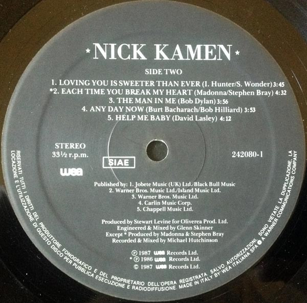Nick Kamen - Nick Kamen | WEA (242080-1) - 4