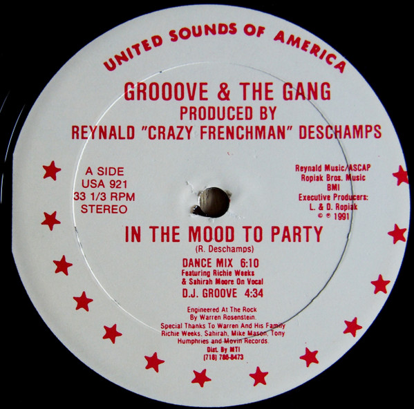 Grooove & The Gang - In The Mood To Party | United Sounds of America (USA 921)