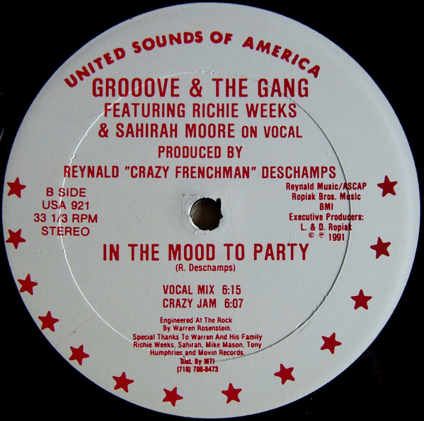 Grooove & The Gang - In The Mood To Party | United Sounds of America (USA 921) - 2 Grooove & The Gang - In The Mood To Party | United Sounds of America (USA 921) - 2